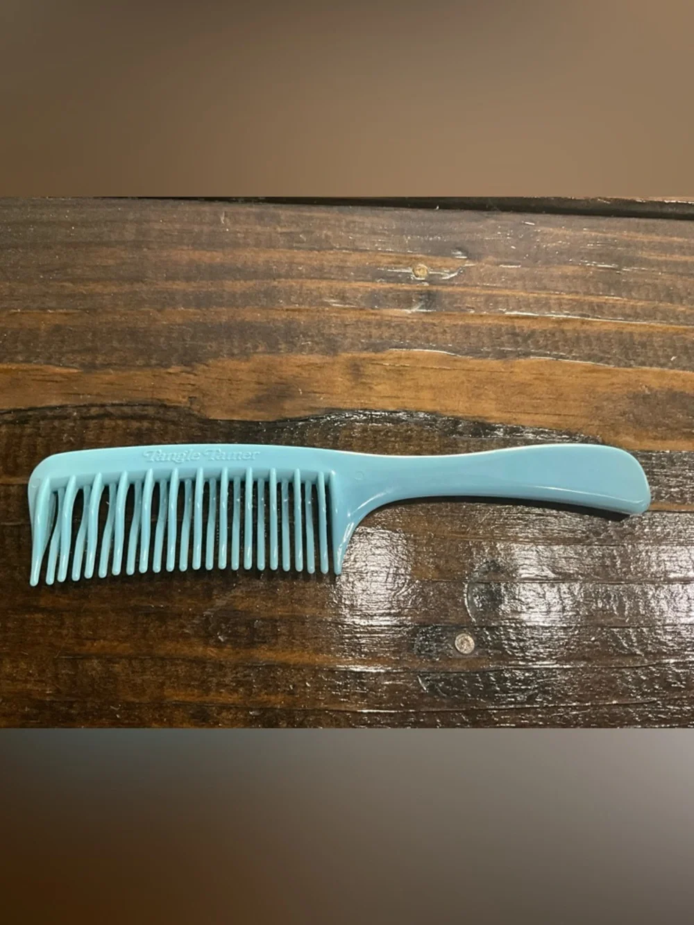 Vintage Light Blue Plastic Comb Tangle Tamer MCM